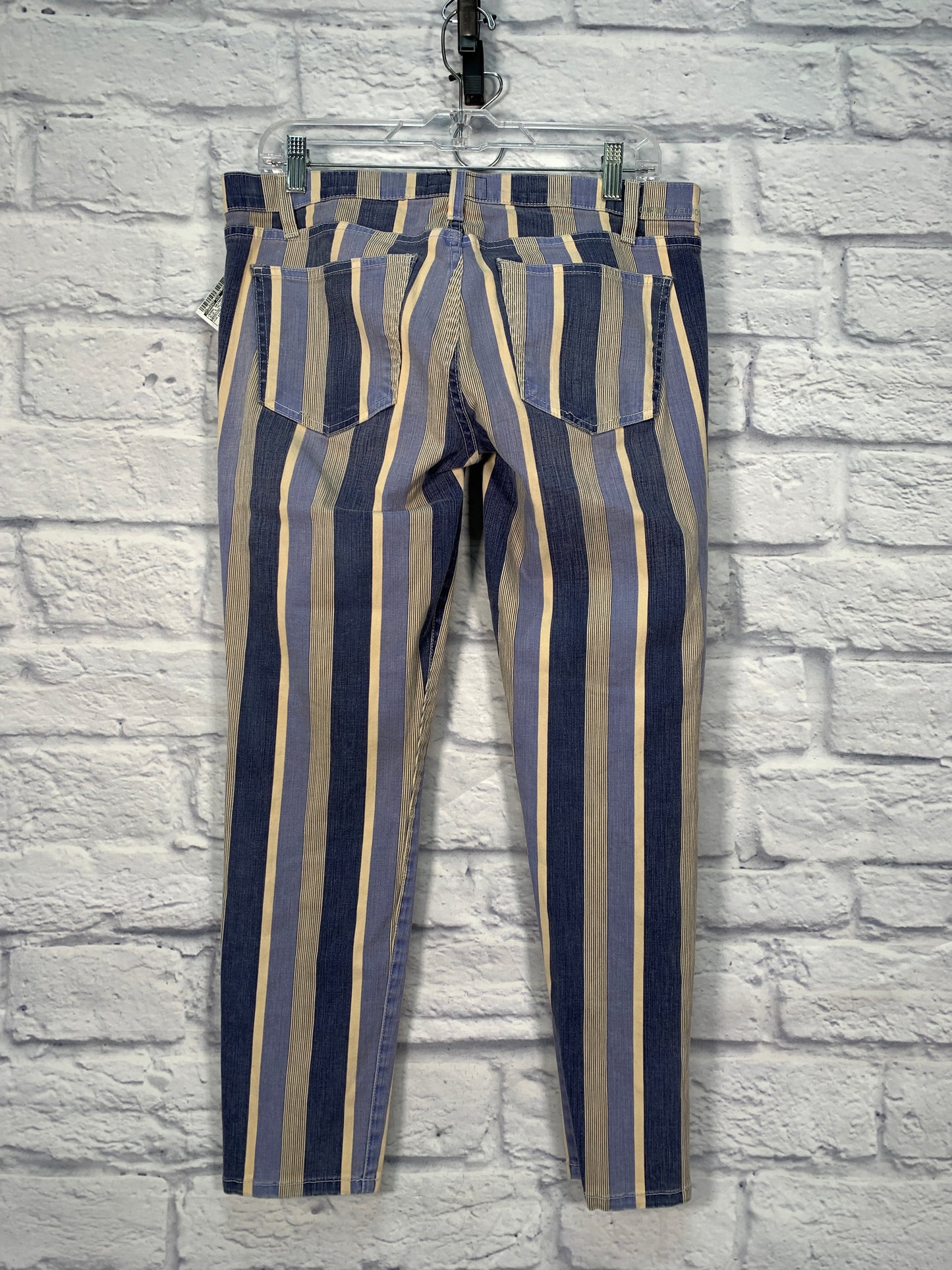 Jeans Skinny By Current Air In Blue & Yellow, Size: 10