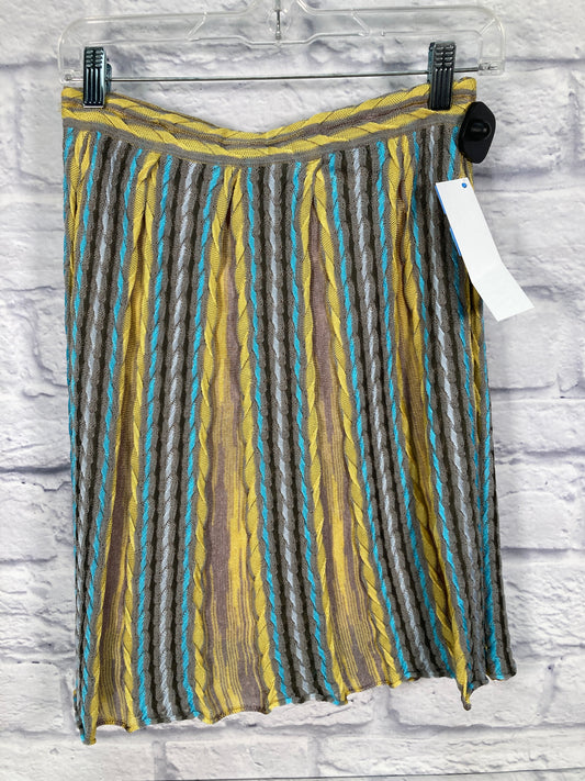 Skirt Designer By Missoni In Grey & Yellow, Size: 4