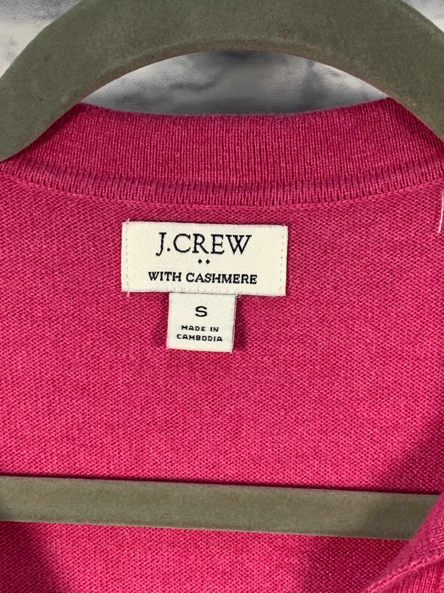 Sweater Short Sleeve By J. Crew In Pink, Size: S