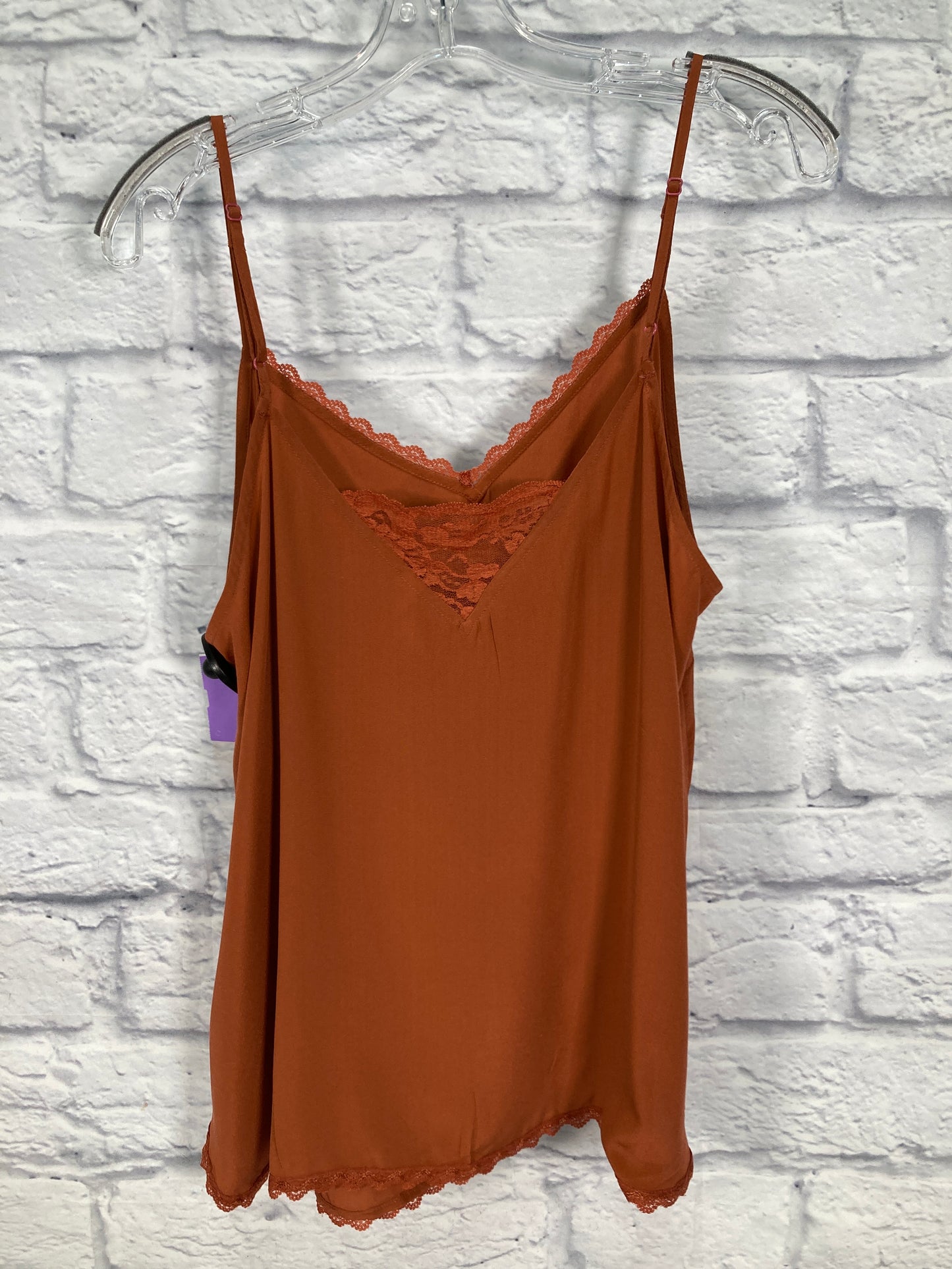 Orange Blouse Sleeveless Daily Practice By Anthropologie, Size Xl