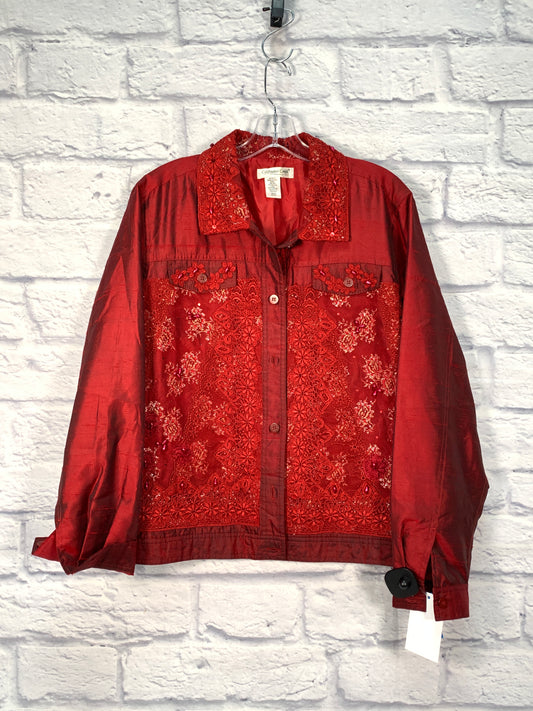 Jacket Other By Coldwater Creek In Red, Size: Xlp