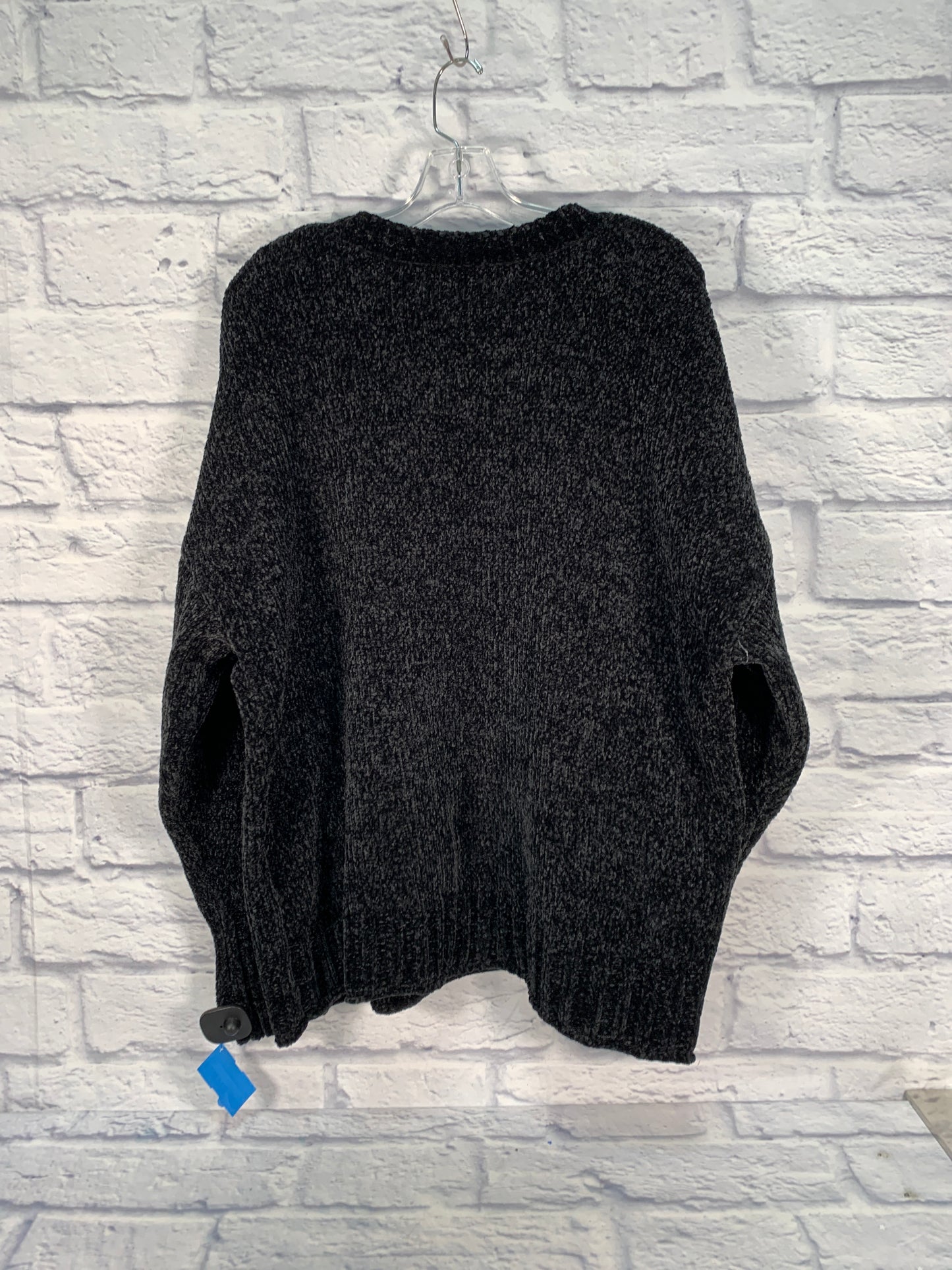 Sweater By Seven 7 In Black, Size: Xxl