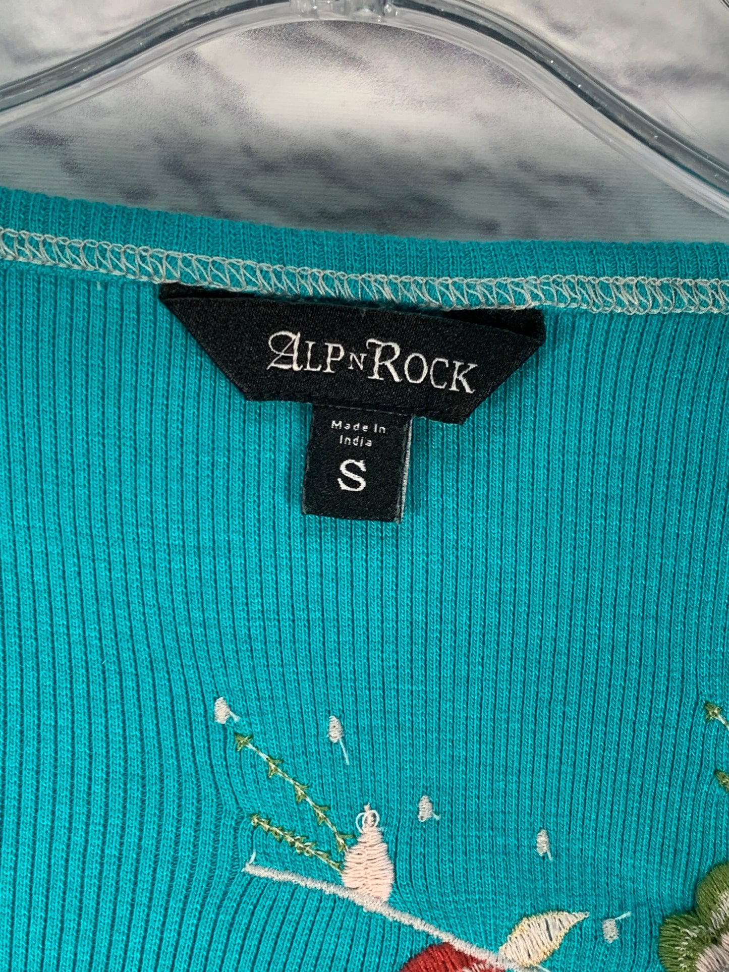 Top 3/4 Sleeve By Alp N Rock In Teal, Size: S