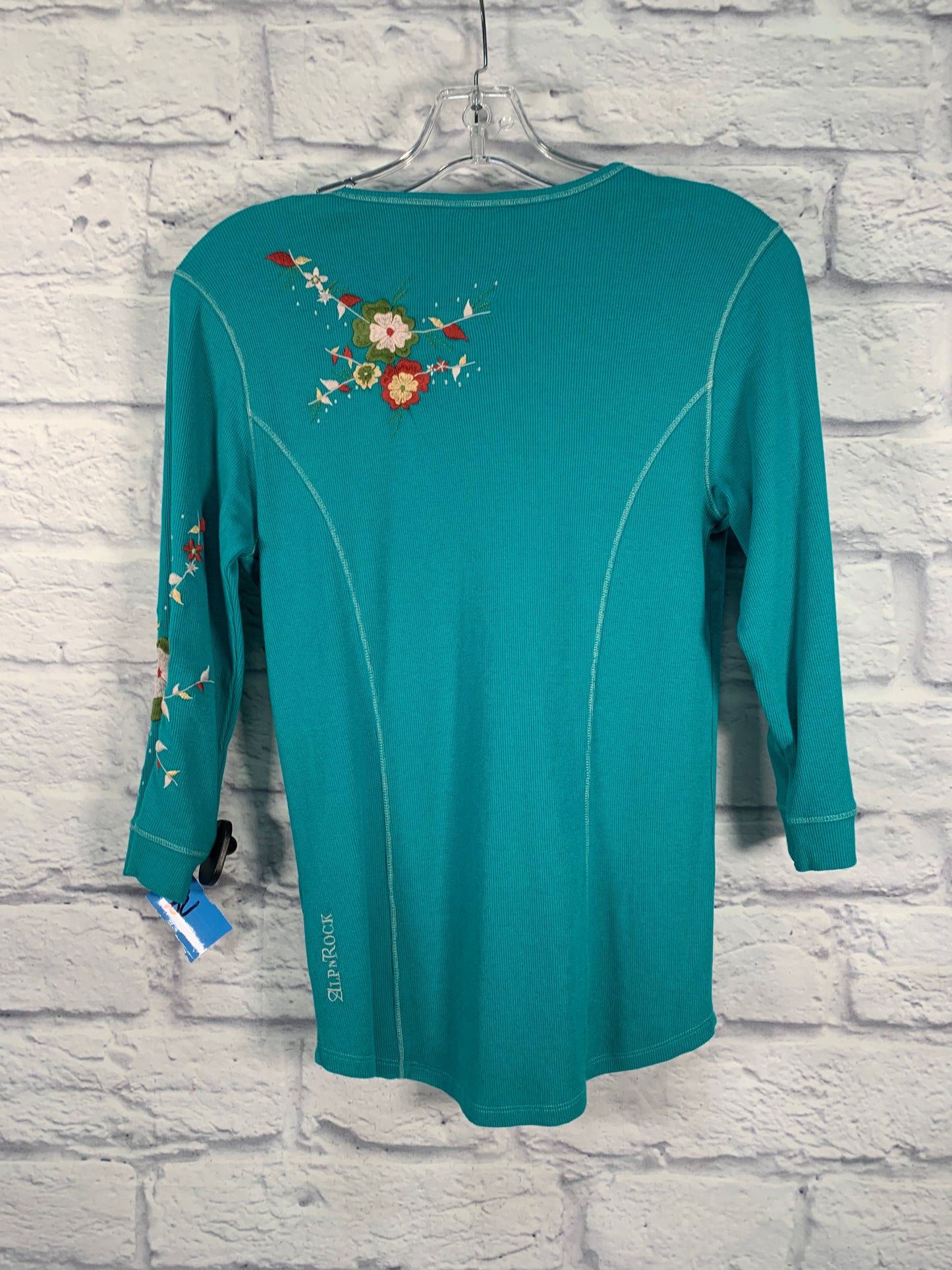 Top 3/4 Sleeve By Alp N Rock In Teal, Size: S