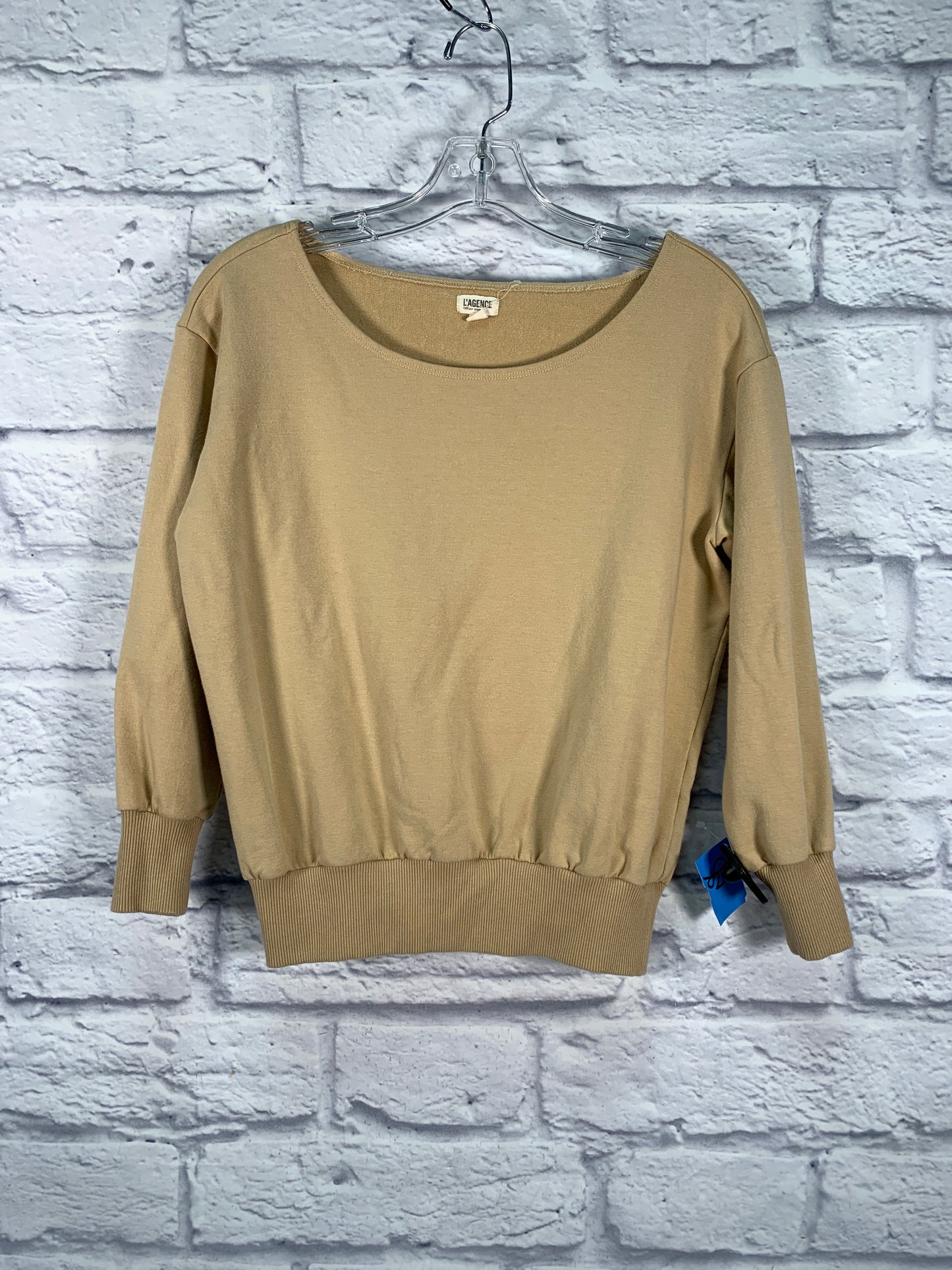 Sweatshirt Crewneck By L Agence In Cream, Size: Xs