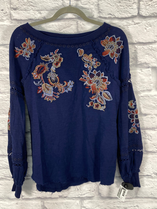 Top Long Sleeve By Sundance In Blue, Size: Xs