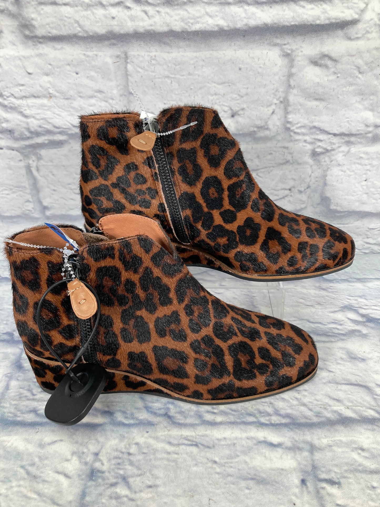 Boots Leather By Kenneth Cole In Animal Print, Size: 6.5