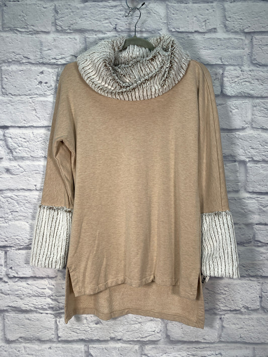 Sweater By Soft Surroundings In Cream, Size: S