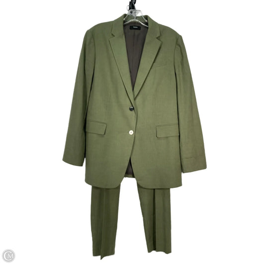 Pants Suit 2pc By Theory In Green, Size: Xs
