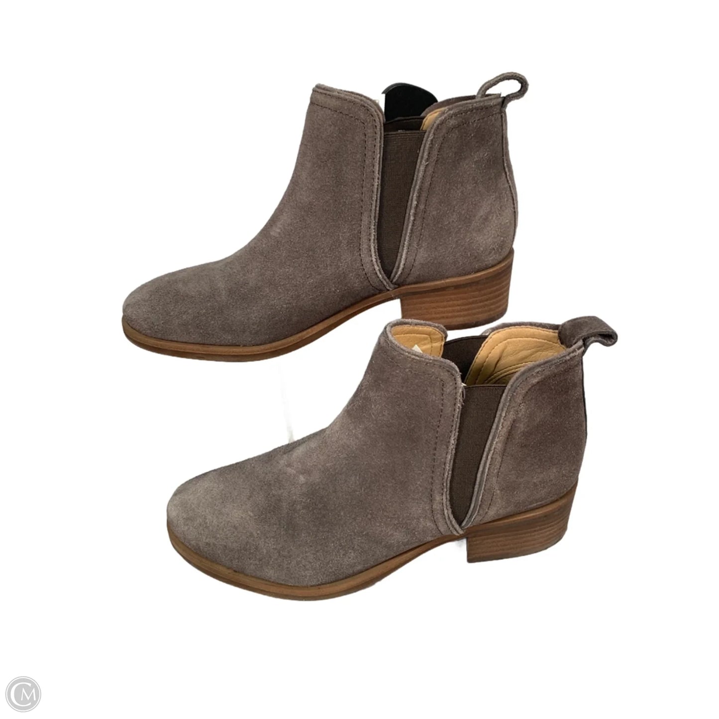 Boots Leather By Lucky Brand In Brown, Size: 7.5