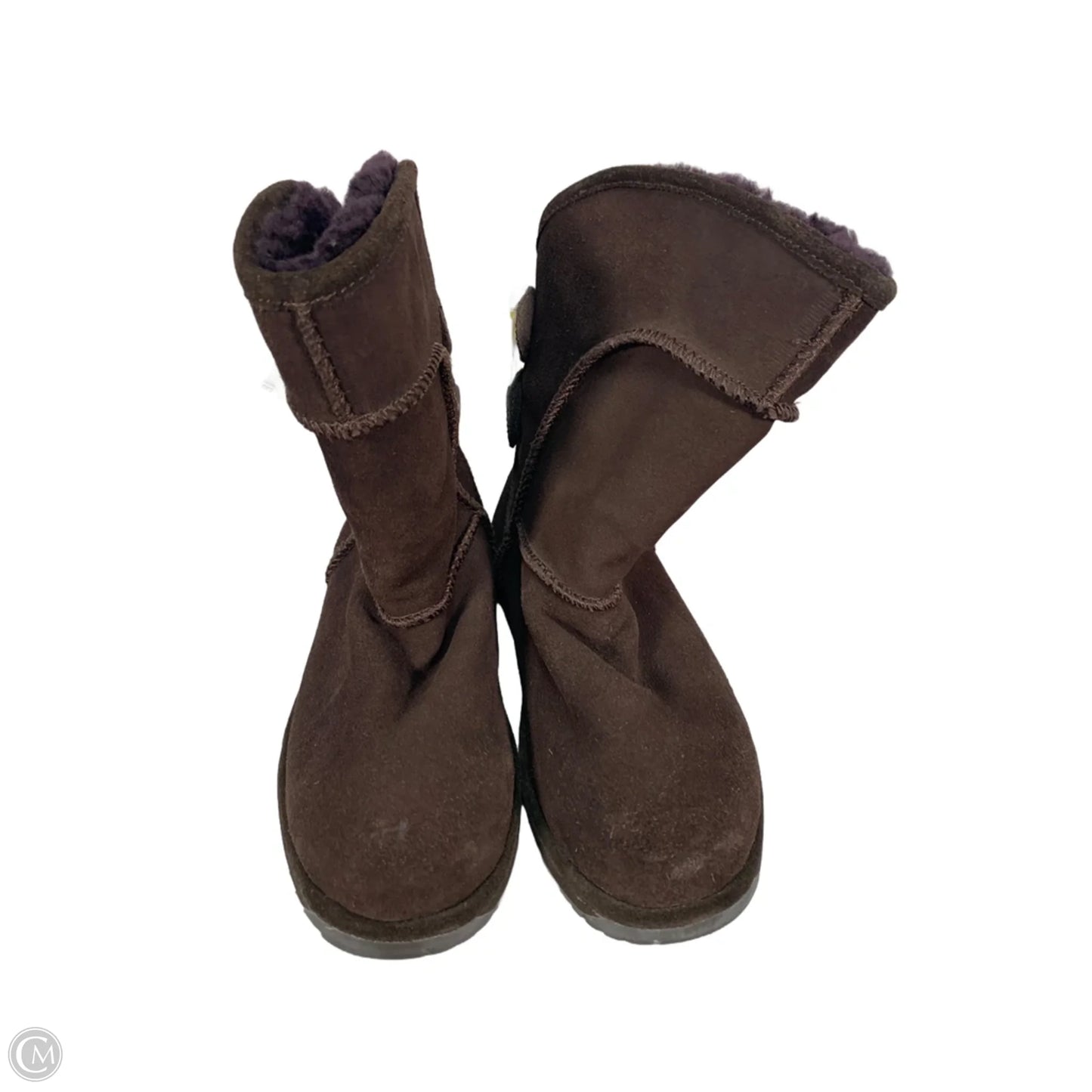 Boots Leather By Emu In Brown, Size: 6