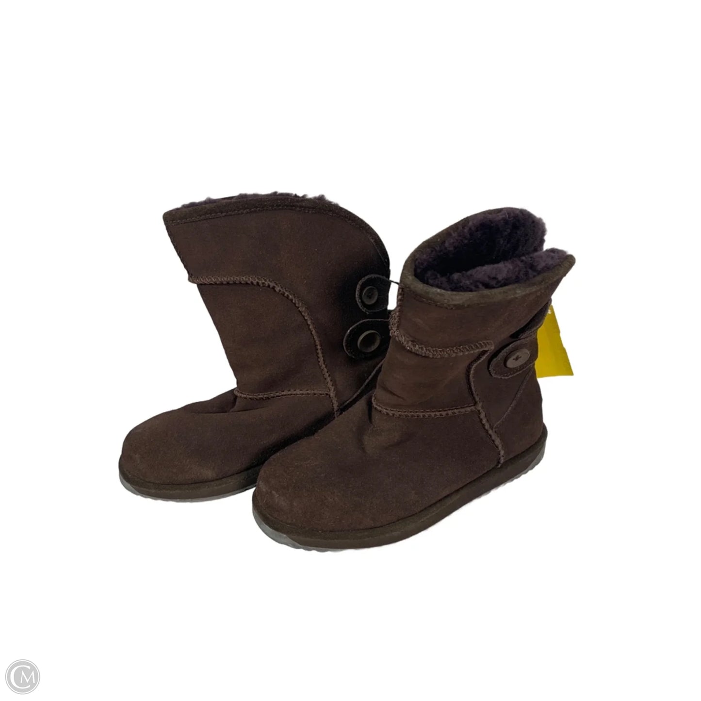 Boots Leather By Emu In Brown, Size: 6