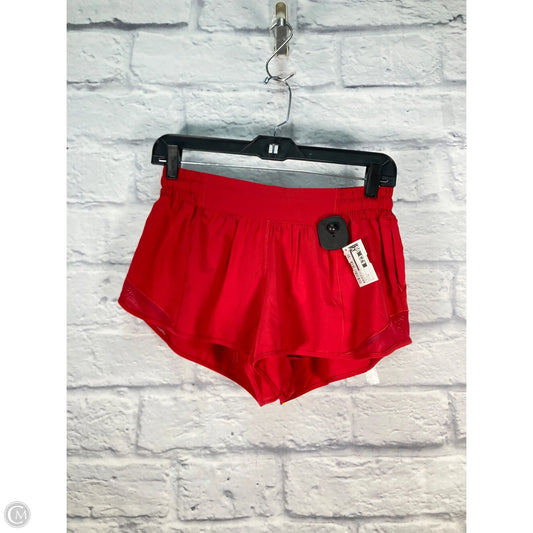 Athletic Shorts By Lululemon In Red, Size: M
