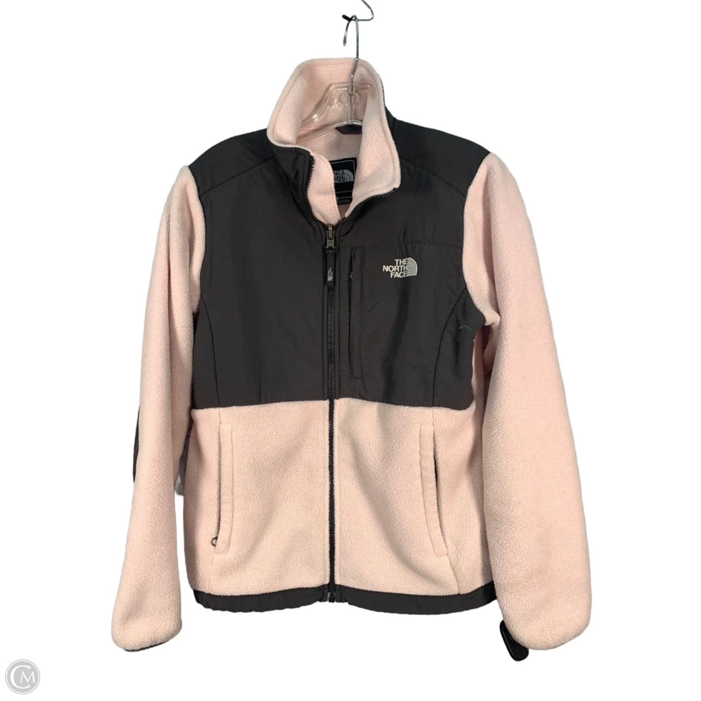 Jacket Fleece By The North Face In Grey & Pink, Size: M