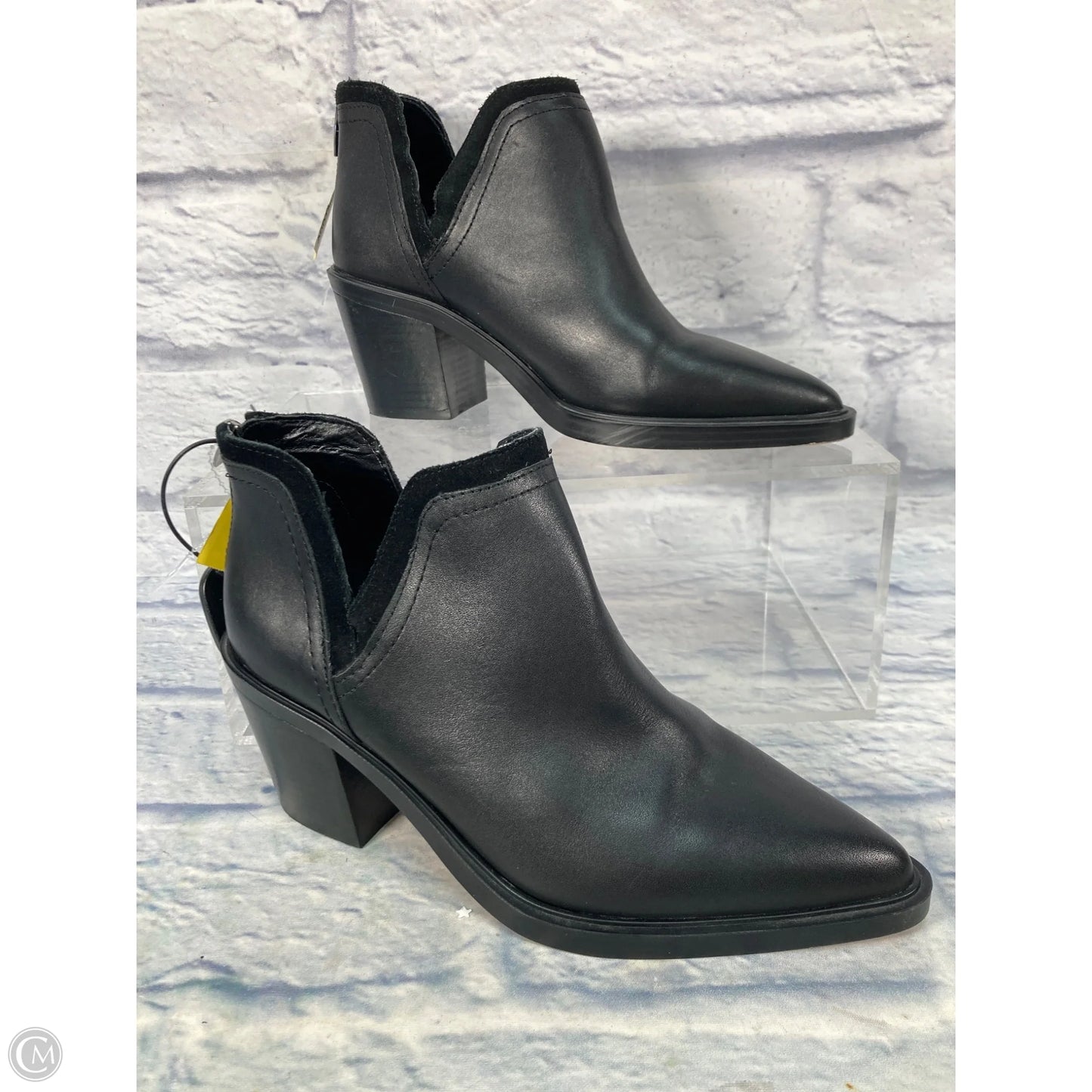 Boots Ankle Heels By Vince Camuto In Black, Size: 9