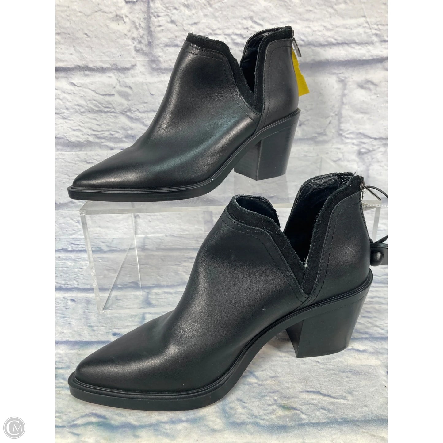 Boots Ankle Heels By Vince Camuto In Black, Size: 9