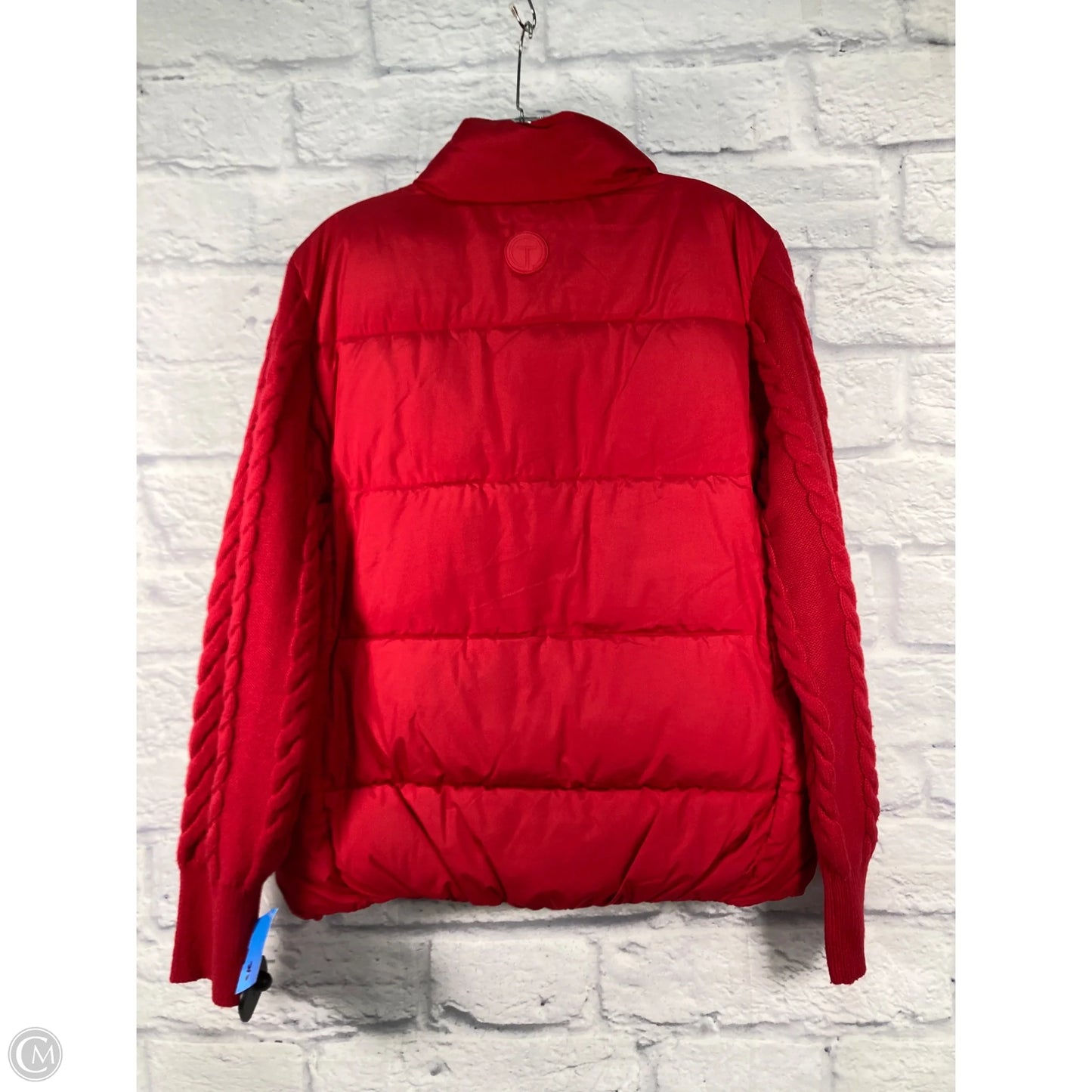Jacket Puffer & Quilted By Talbots In Red, Size: L