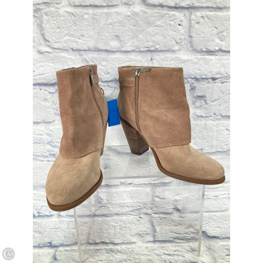 Boots Ankle Heels By Jessica Simpson In Brown, Size: 8.5
