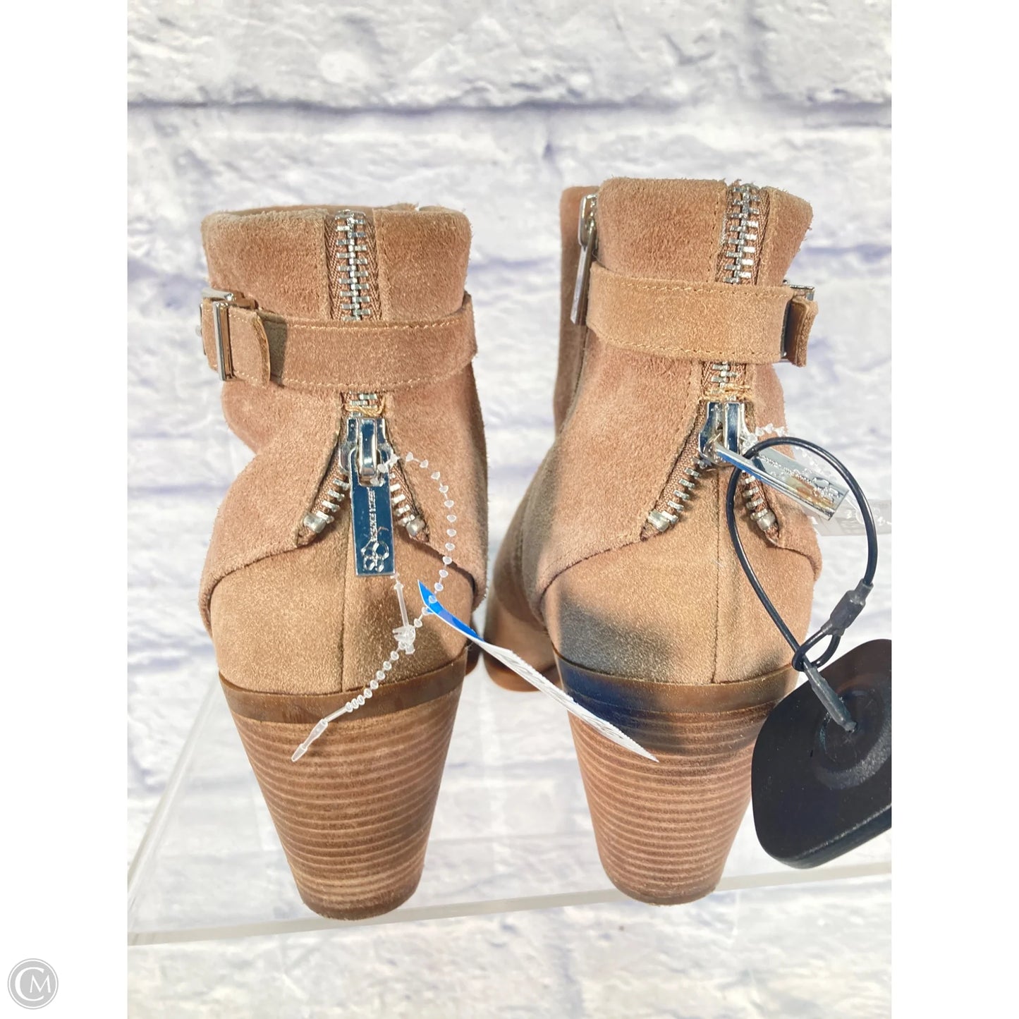 Boots Ankle Heels By Jessica Simpson In Brown, Size: 8.5