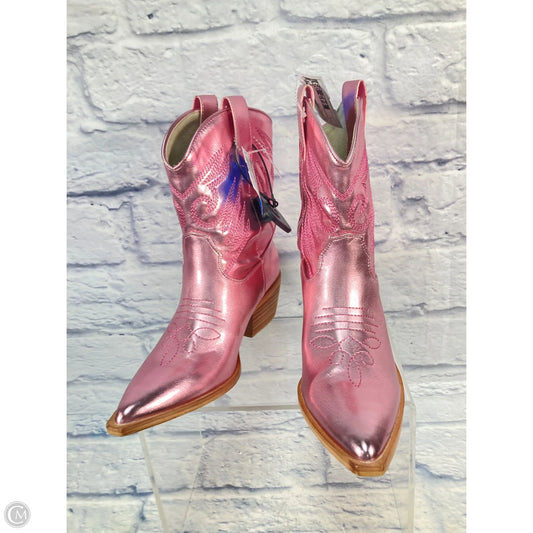 Boots Western By Shu Shop In Pink, Size: 8