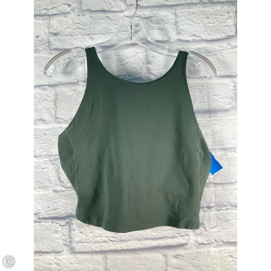 Athletic Tank Top By Lululemon In Green, Size: L