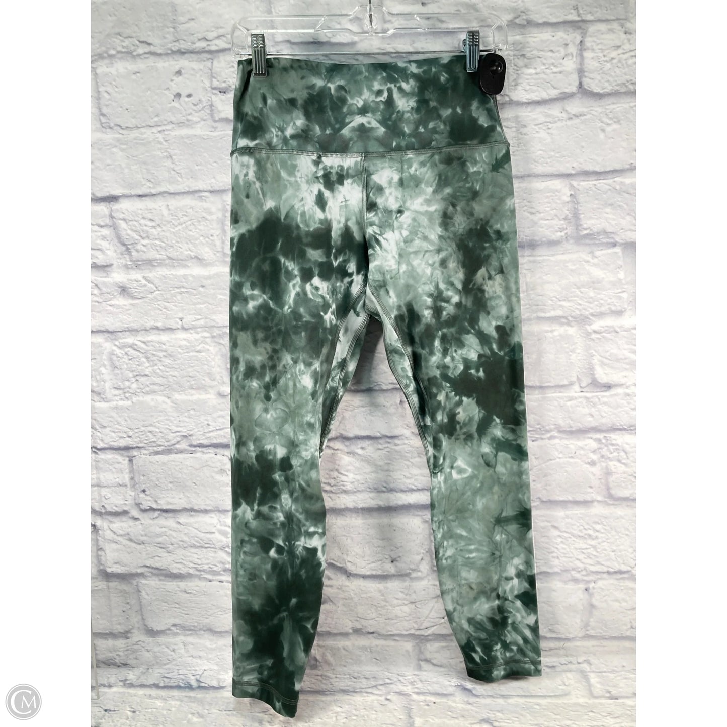 Athletic Leggings By Lululemon In Green, Size: M