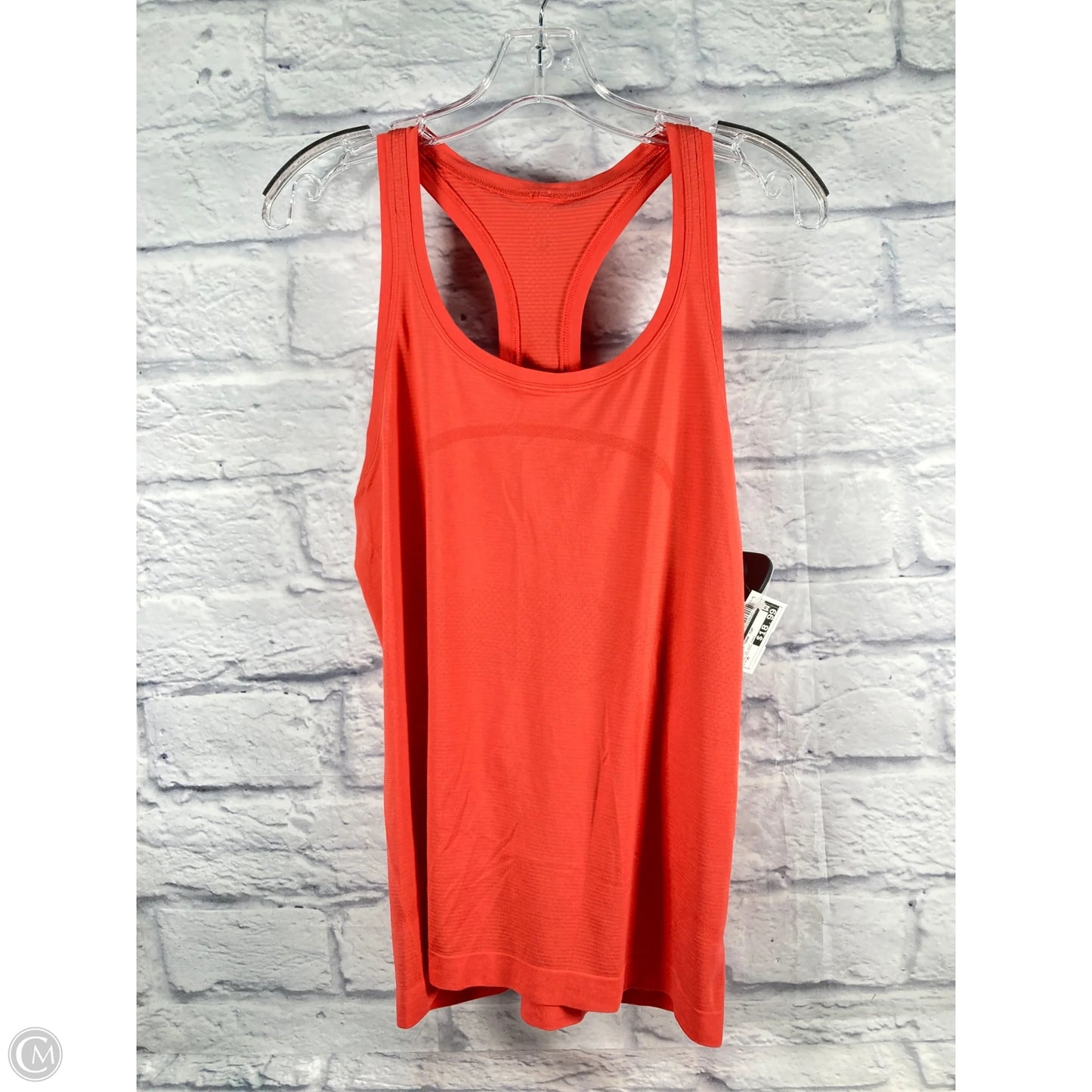 Athletic Tank Top By Lululemon In Orange, Size: M