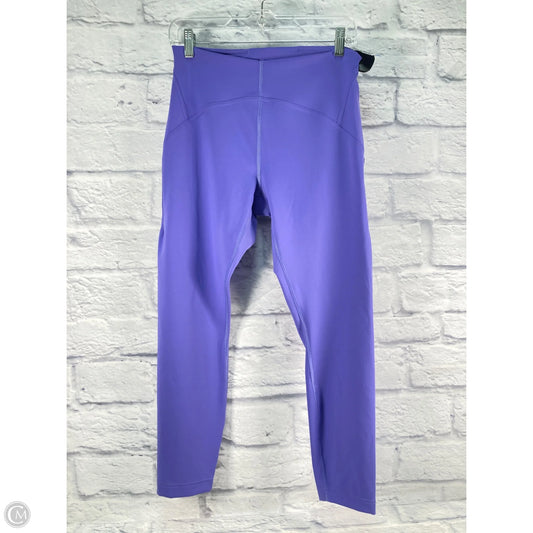 Athletic Leggings By Lululemon In Purple, Size: M