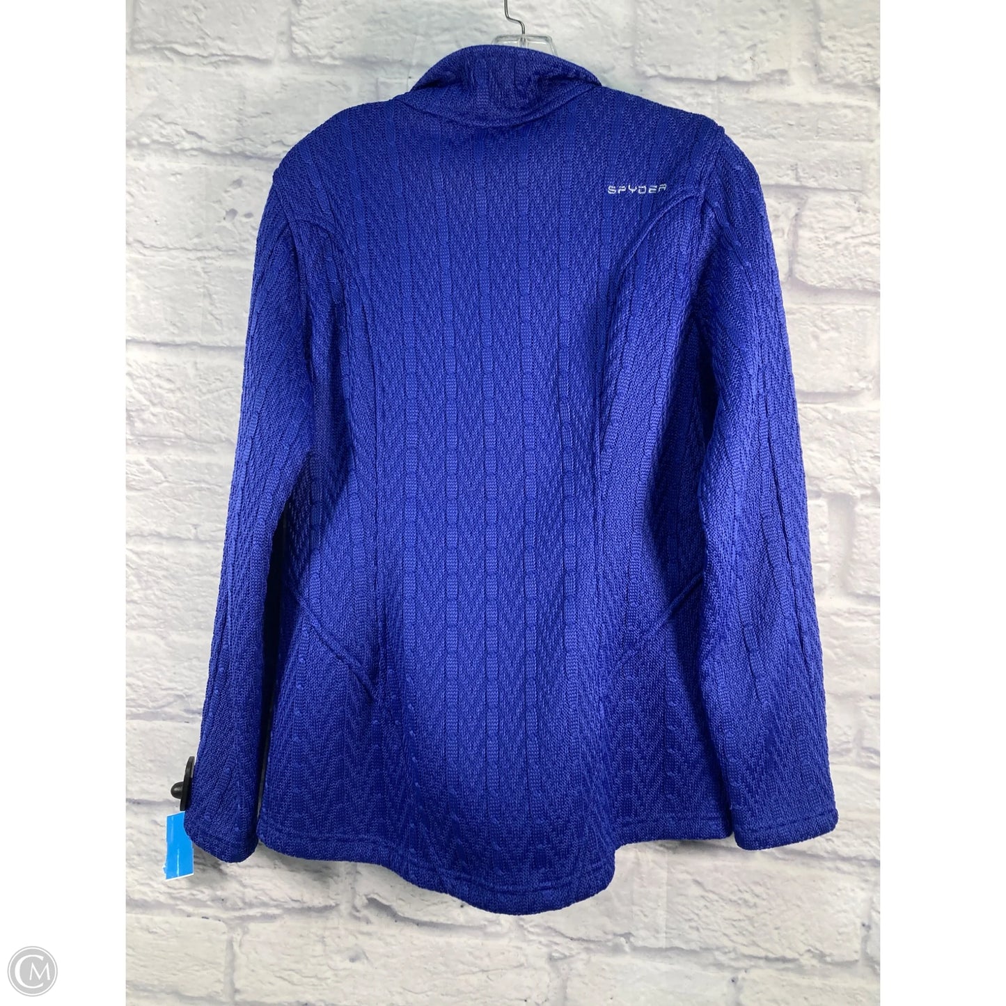 Athletic Jacket By Spyder In Blue, Size: L