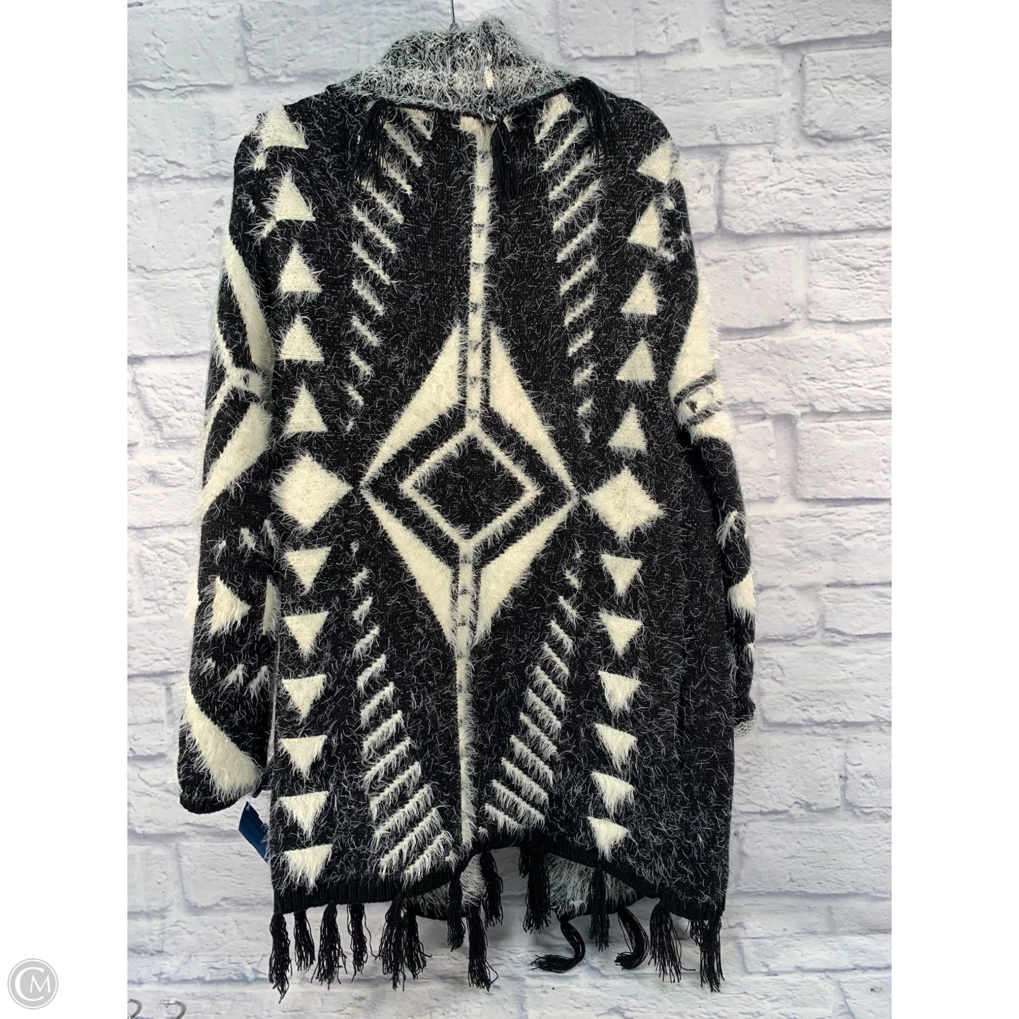Cardigan By Shyanne In Black & Cream, Size: M