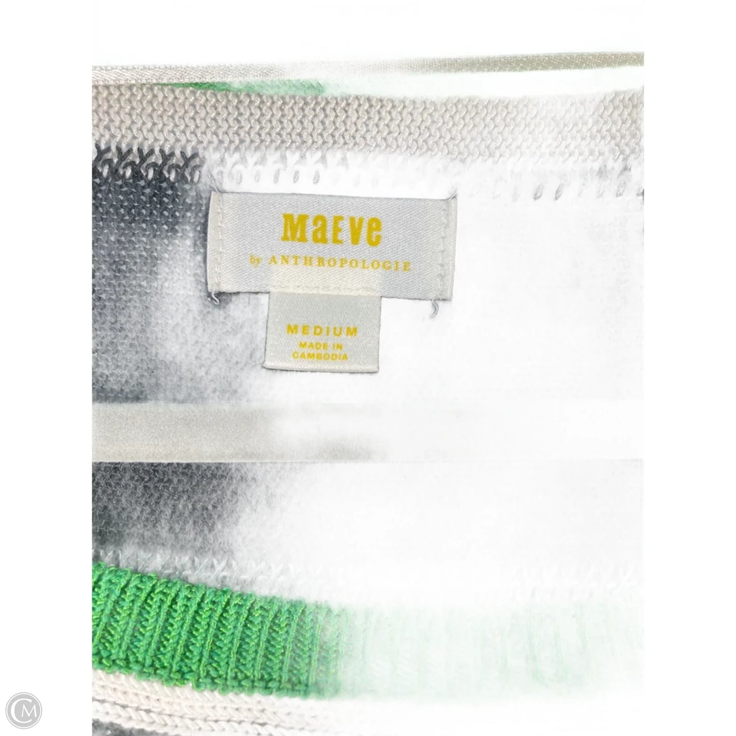 Sweater By Maeve In Striped Pattern, Size: M