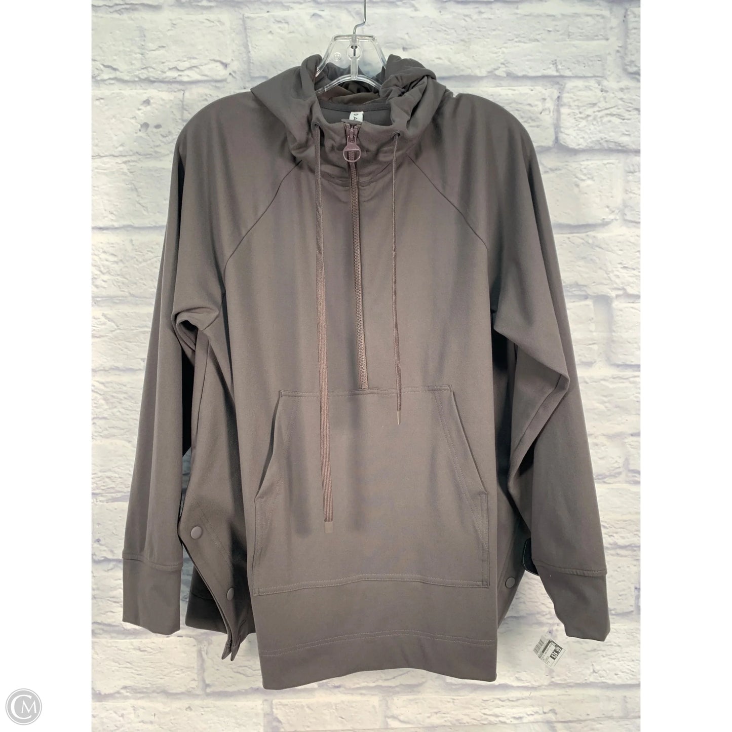 Athletic Sweatshirt Hoodie By Athleta In Grey, Size: S