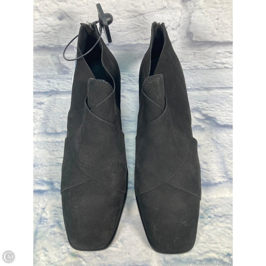 Boots Ankle Heels By Eileen Fisher In Black, Size: 9