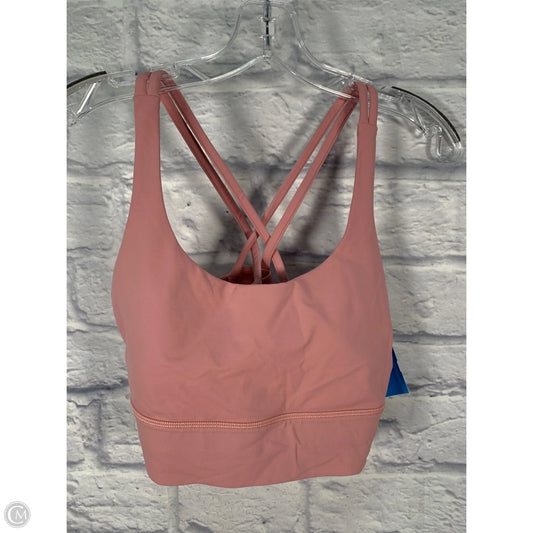 Athletic Bra By Lululemon In Pink, Size: M