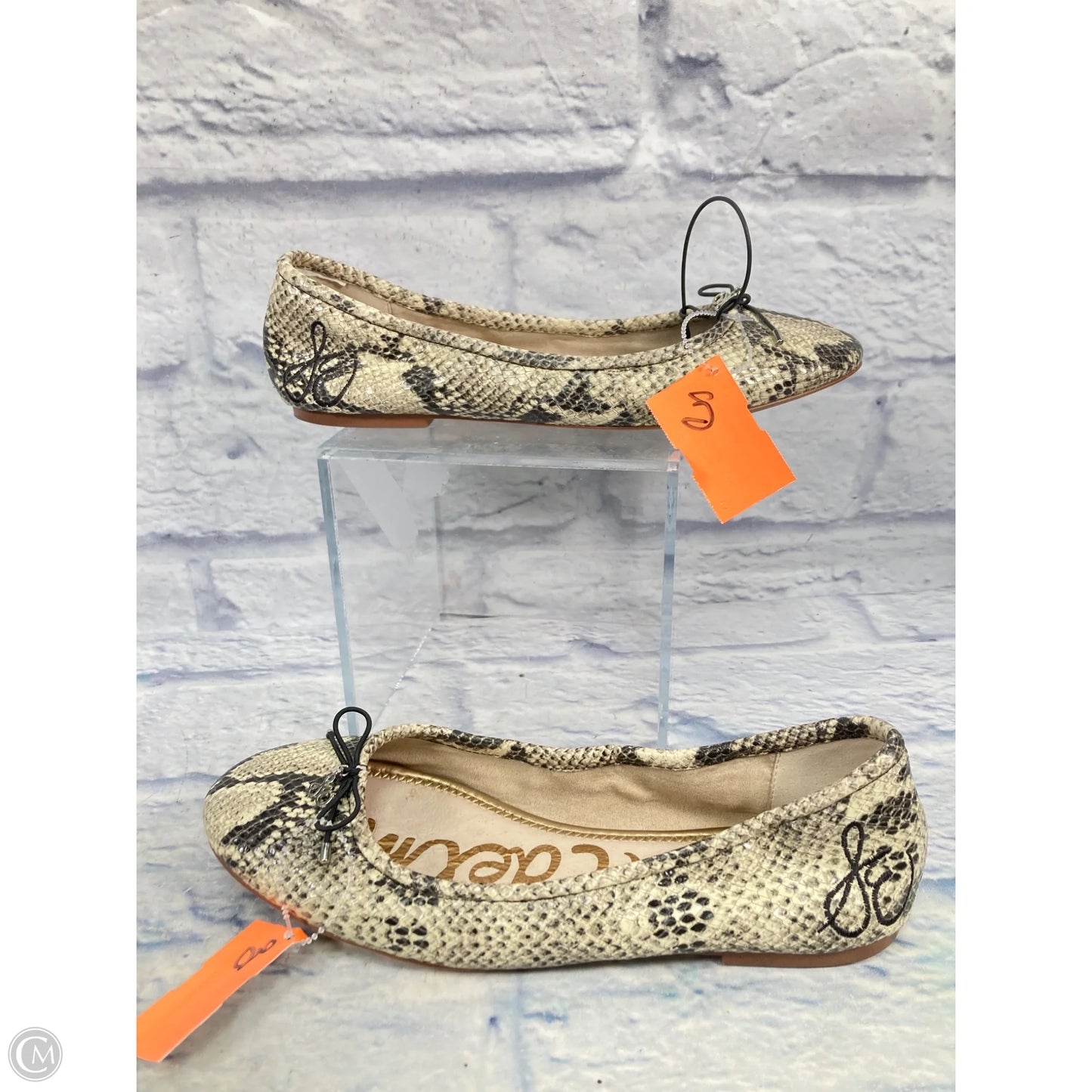 Shoes Flats By Sam Edelman In Snakeskin Print, Size: 10