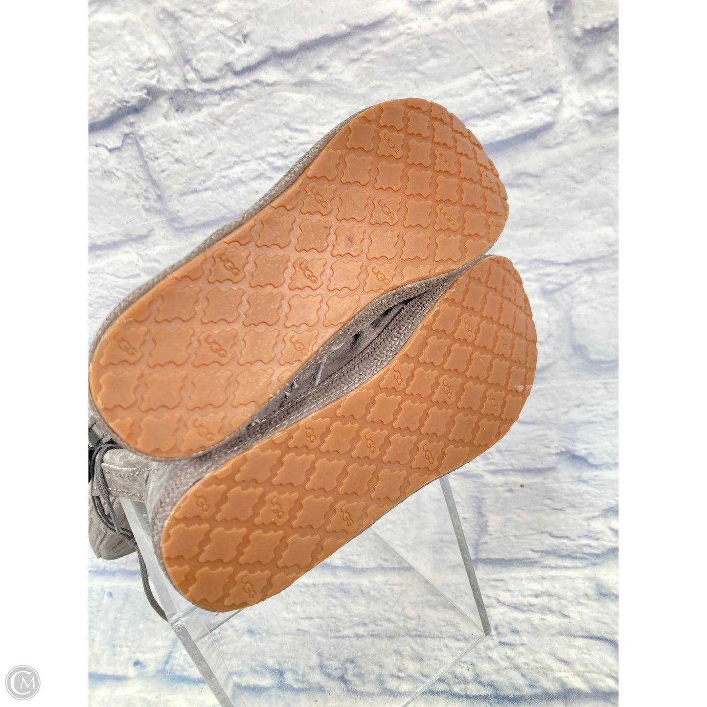 Boots Designer By Ugg In Grey, Size: 6