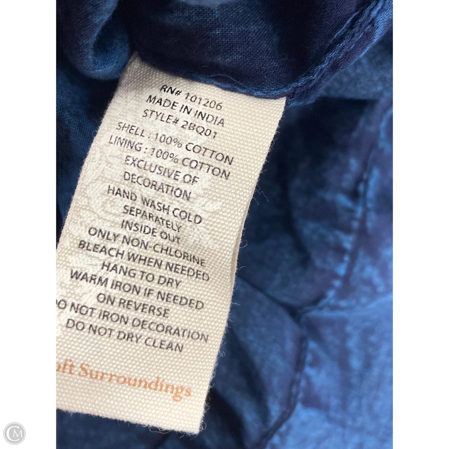 Jacket Other By Soft Surroundings In Blue, Size: M