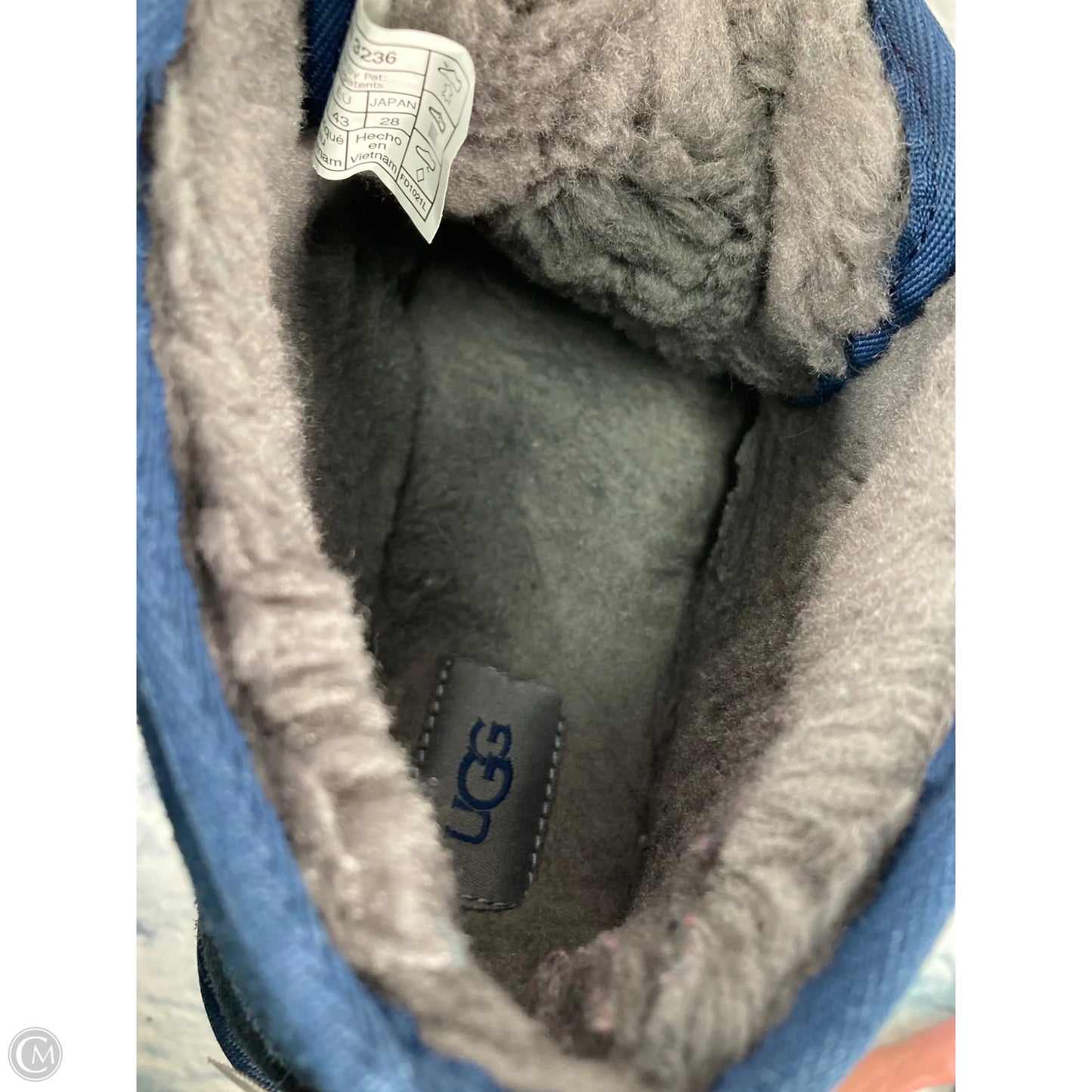 Boots Designer By Ugg In Blue, Size: 10