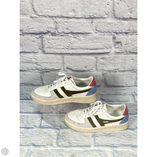 Shoes Sneakers By Gola In Green & White, Size: 11
