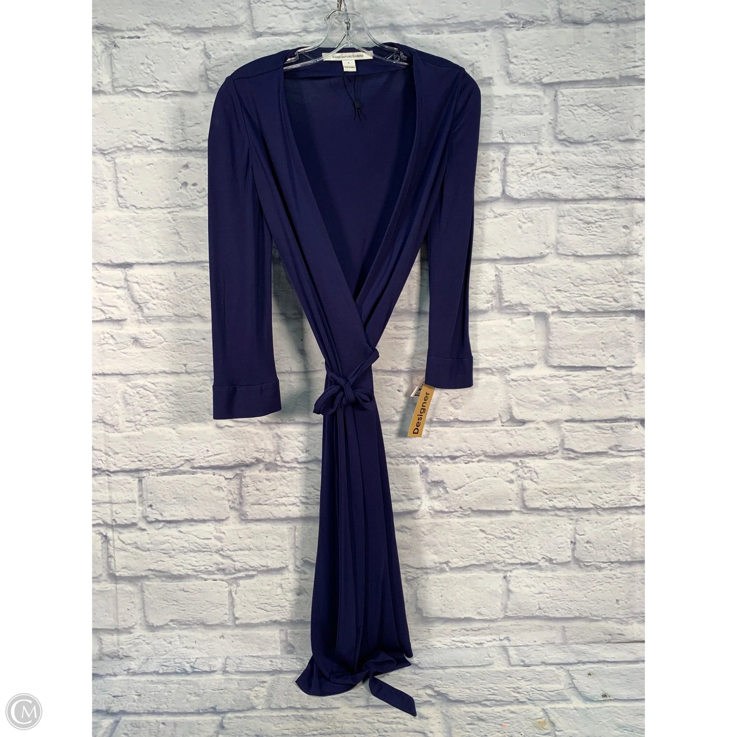 Dress Designer By Diane Von Furstenberg In Navy, Size: S