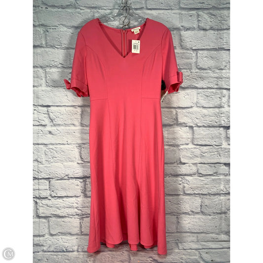 Dress Party Midi By Shoshanna In Pink, Size: Xs