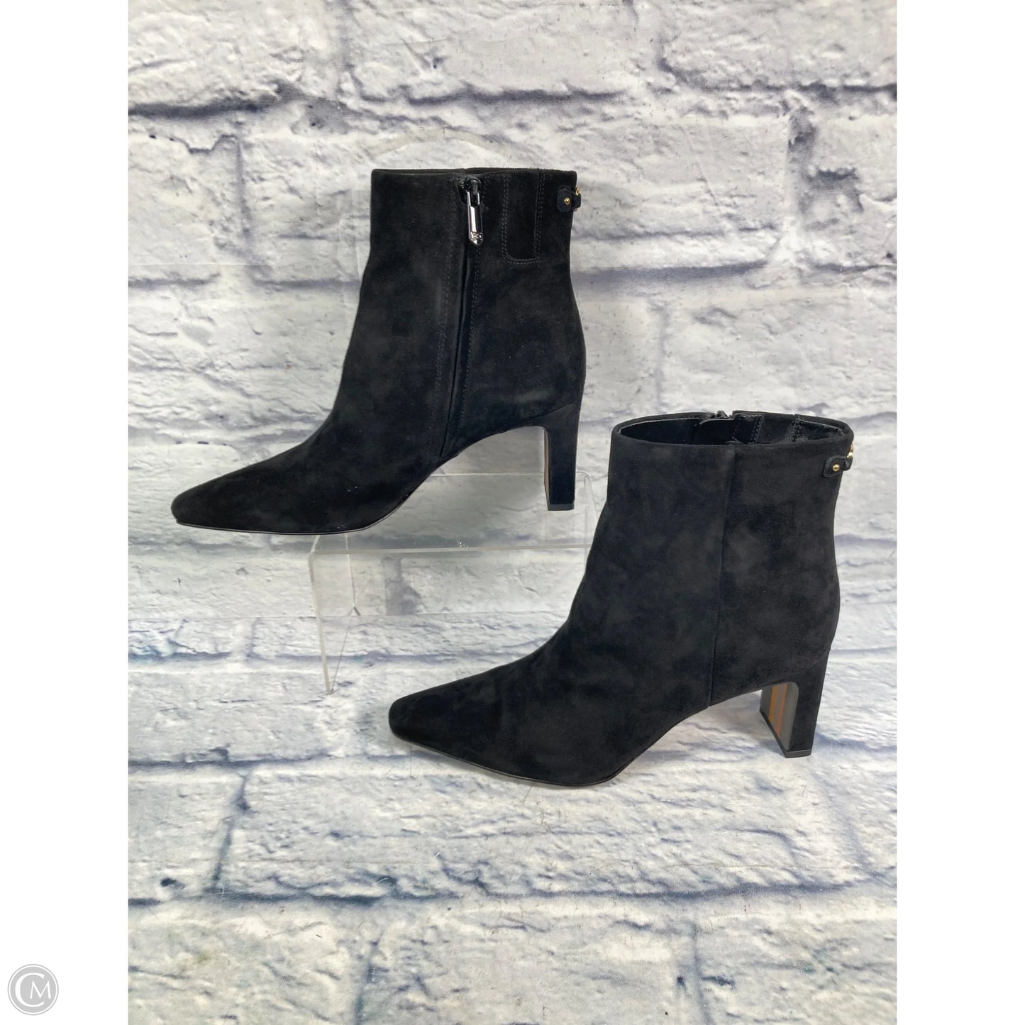 Boots Ankle Heels By Sam Edelman In Black, Size: 8.5