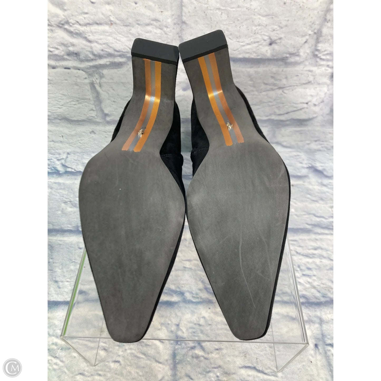 Boots Ankle Heels By Sam Edelman In Black, Size: 8.5