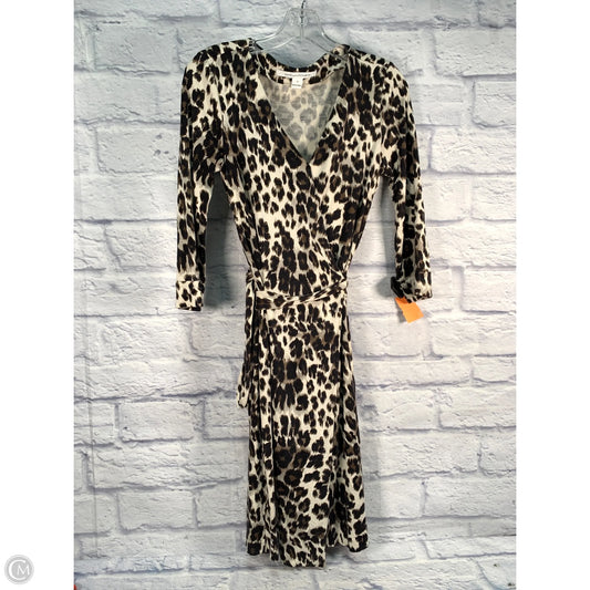 Dress Designer By Diane Von Furstenberg In Animal Print, Size: M