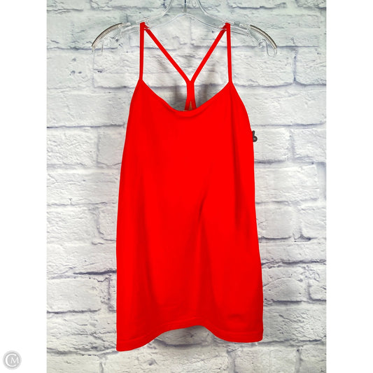 Athletic Tank Top By Lululemon In Red, Size: M