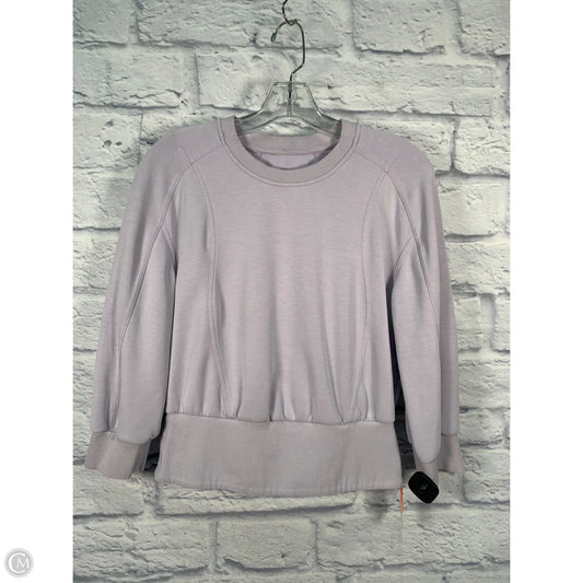 Athletic Sweatshirt Crewneck By Lululemon In Purple, Size: M