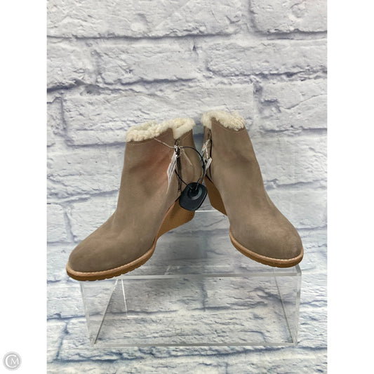 Boots Ankle Heels By Cole-haan In Grey, Size: 10