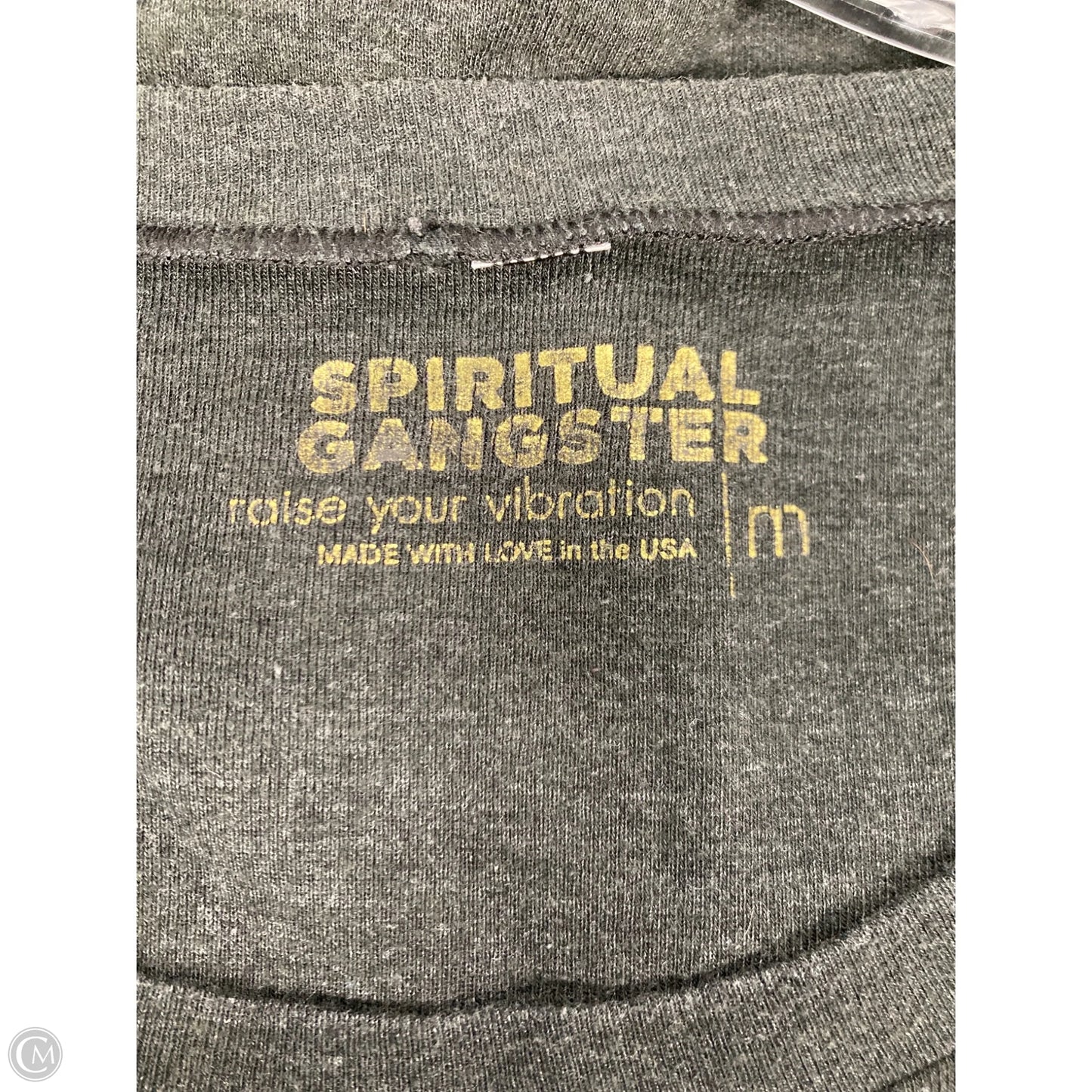 Top Long Sleeve By Spiritual Gangster In Grey, Size: M