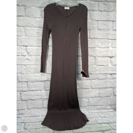 Dress Casual Maxi By T.la In Grey, Size: S