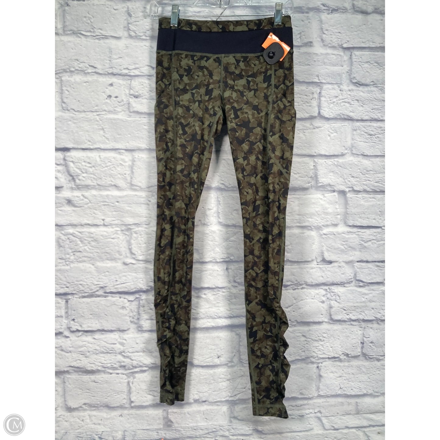 Athletic Leggings By Lululemon In Green, Size: S